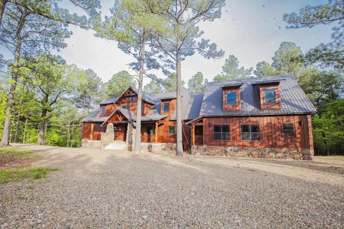 Stone Mountain Lodge 5000Sqft 6 Bed Game Room Pool Table Hot Tub Broken Bow Exteriér fotografie